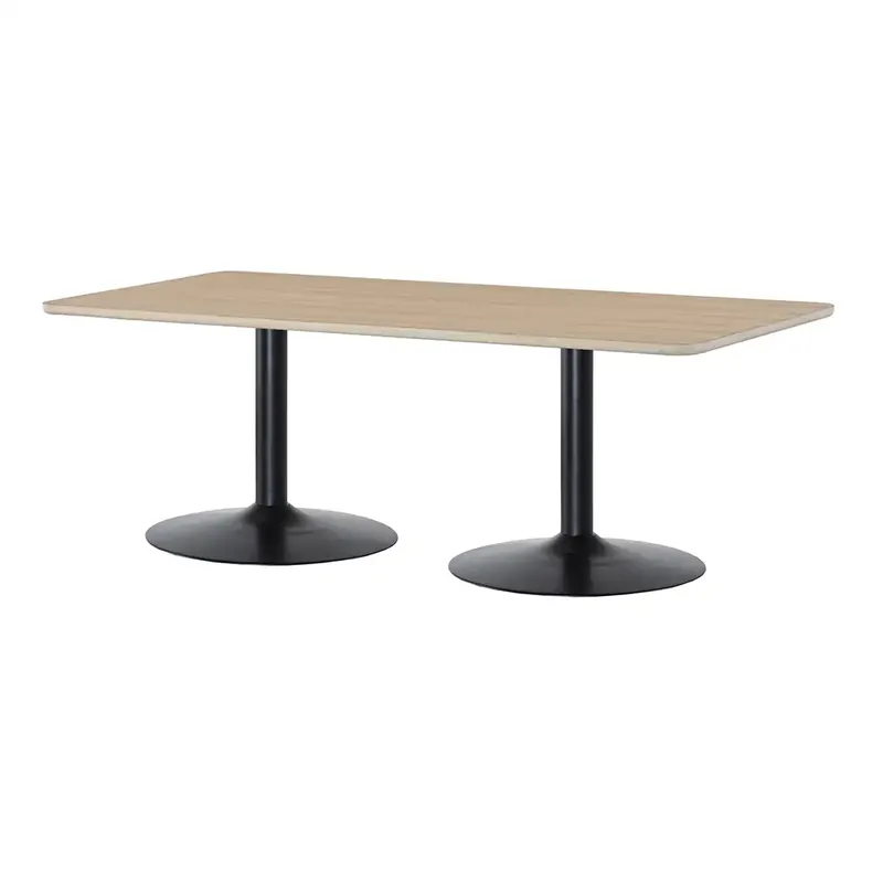 Billig Davis matbord 100x210 cm vitoljad ek